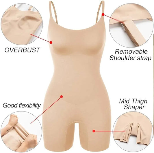 Women’s Seamless Shapewear Bodysuit (Tummy Control & Body Shaper)