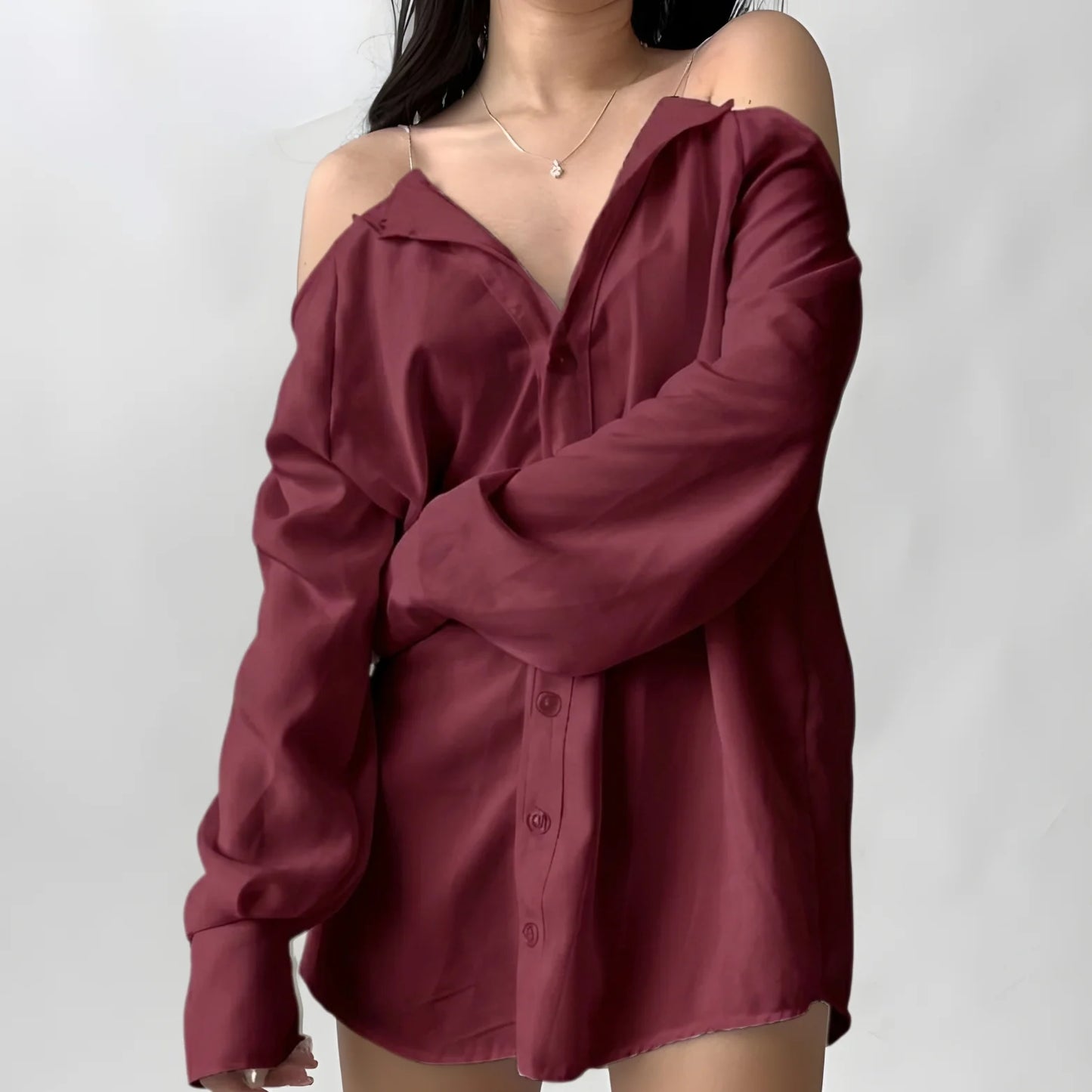 Off-Shoulder Chain Strap Top - Barely There, Bold Everywhere