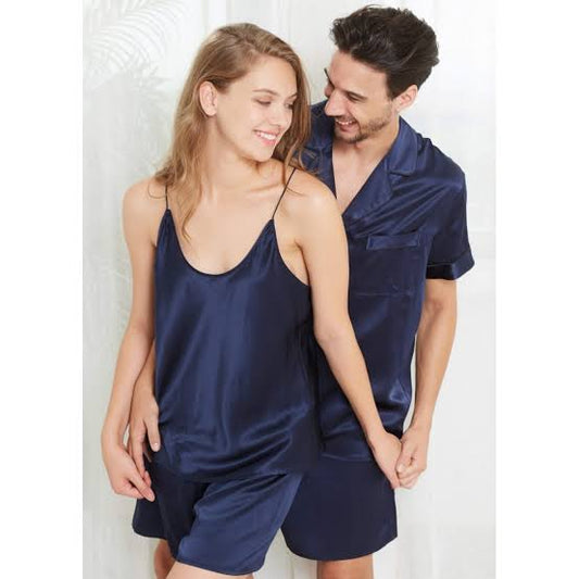 Couple Night Shorts Sleepwear Set