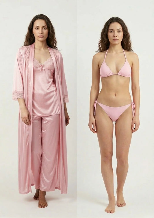 Dream Layer 5-Piece Silk Set