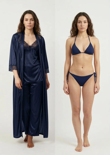 Dream Layer 5-Piece Silk Set