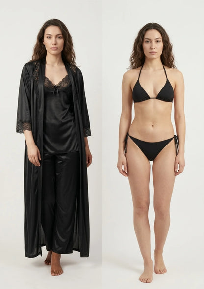Dream Layer 5-Piece Silk Set