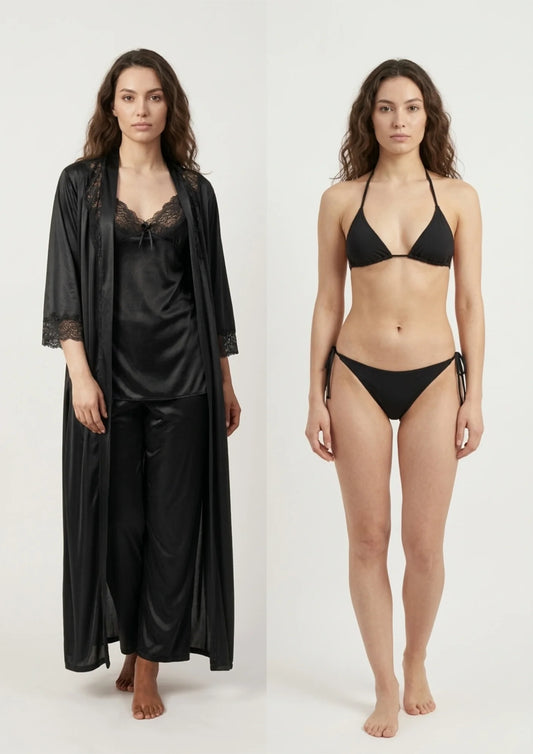 Dream Layer 5-Piece Silk Set