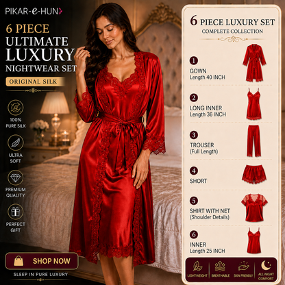 ORIGINAL SILK | 6-Piece Nightwear Set