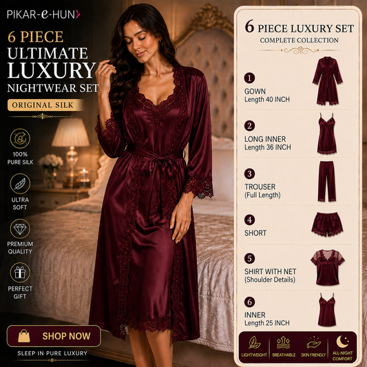 ORIGINAL SILK | 6-Piece Nightwear Set