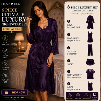 ORIGINAL SILK | 6-Piece Nightwear Set